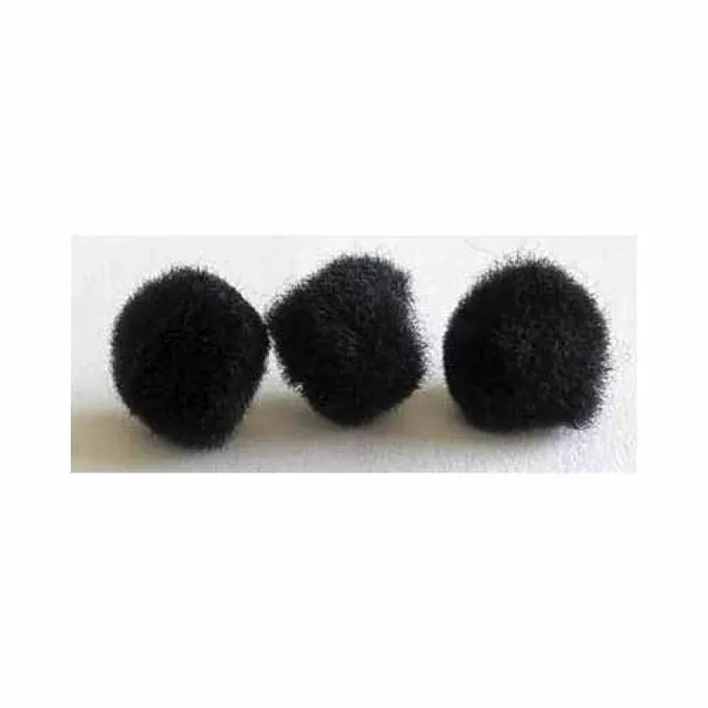 HOBBY PompomsBlack13 mm16 pcs