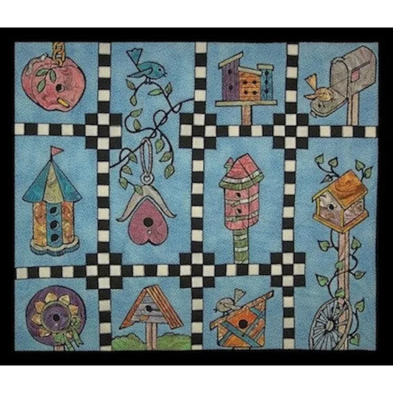 Home Tweet Home Green Quilt Pattern