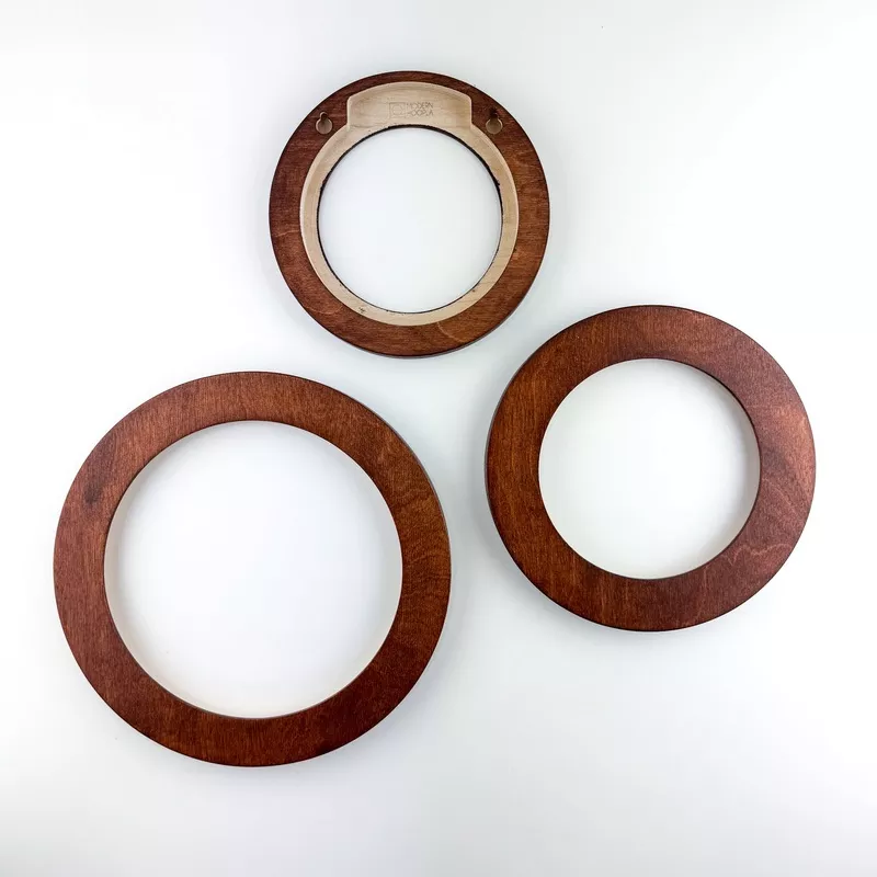 Hoop Frame – Circle 6 in – Caramel