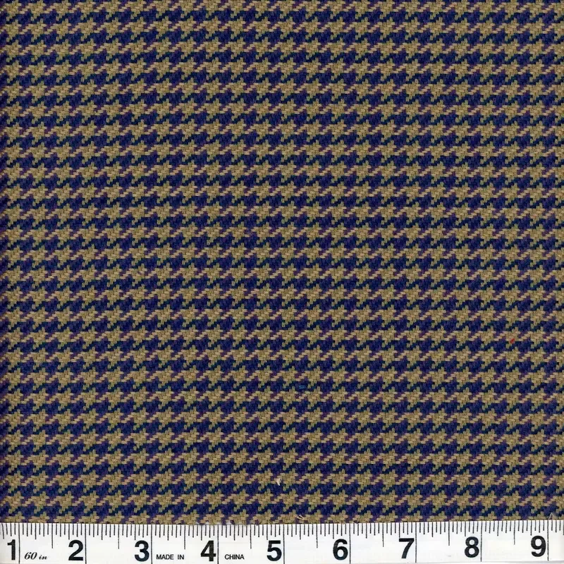 Houndstooth Midnight Fabric