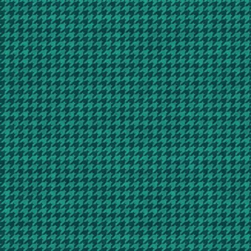 Houndstooth- New Teal