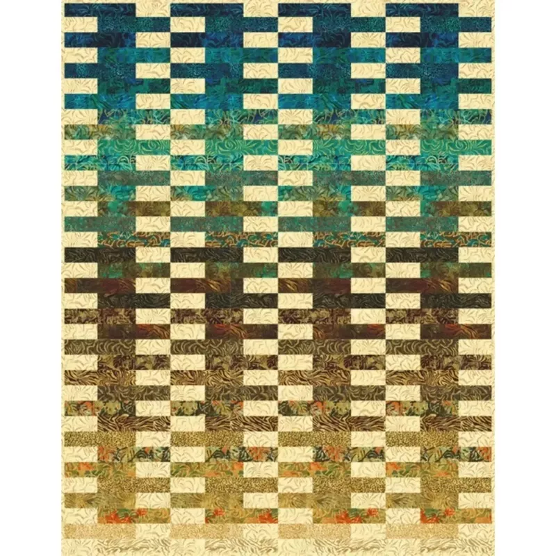 Jungle Dreams Veggie Sticks Quilt Kit