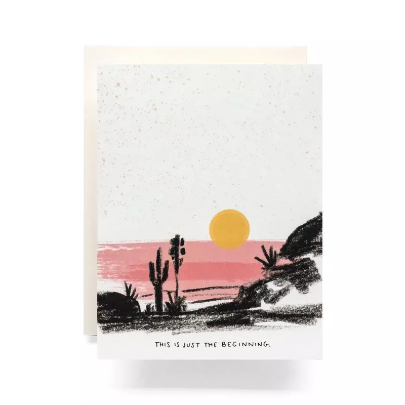 Just The Beginning Greeting Card