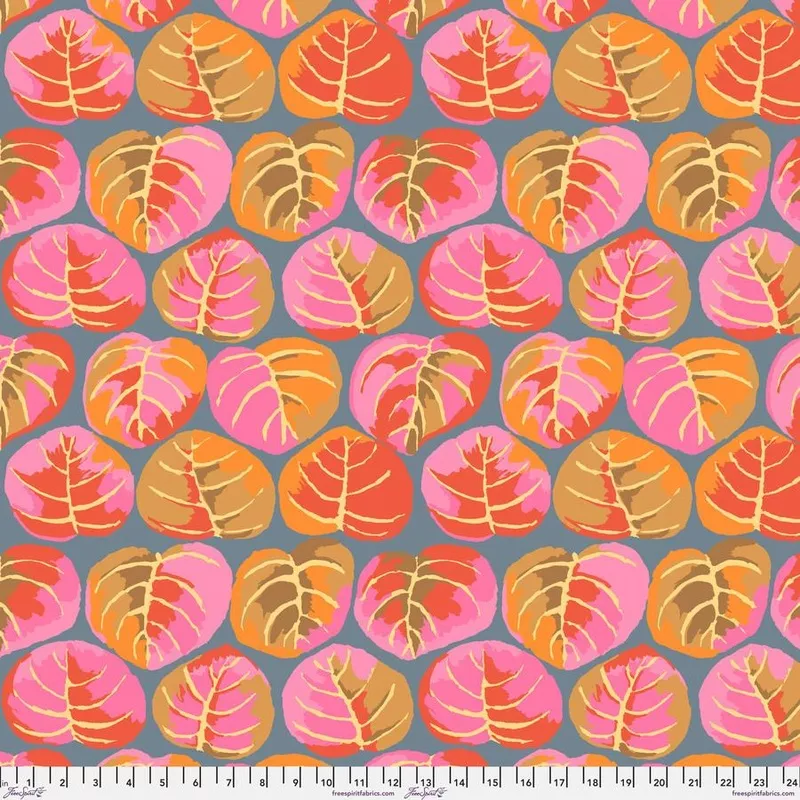 Kaffe Backing Palm Leaves: Pink