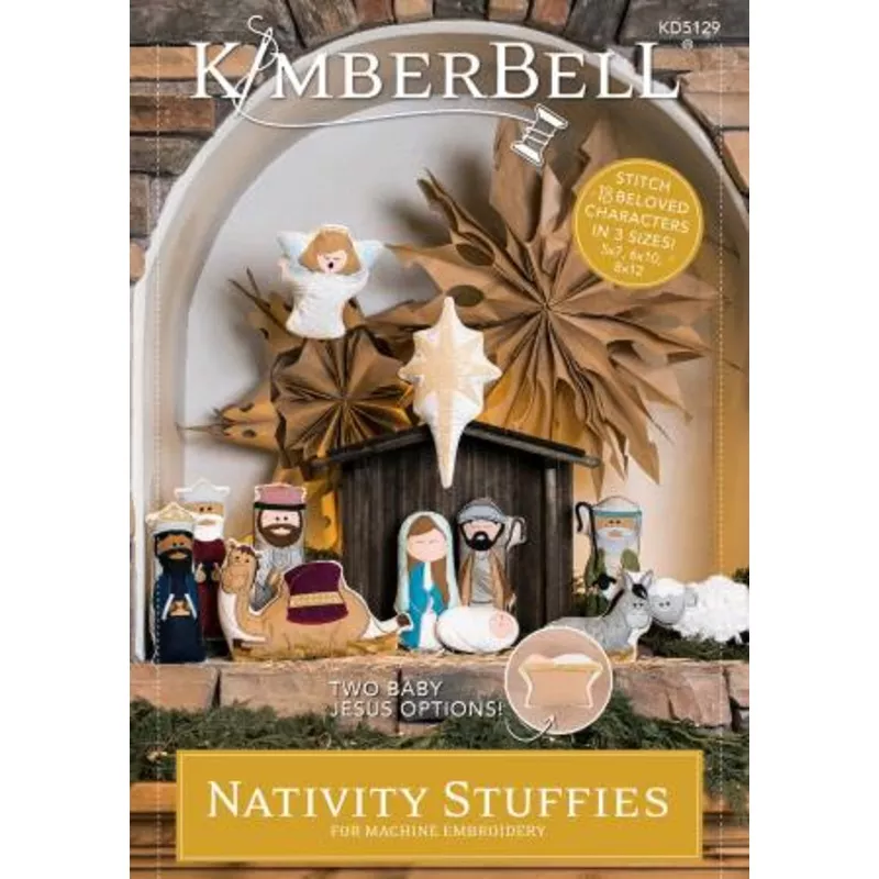 Kimberbell Nativity Stuffies- Machine Embroidery Design CD