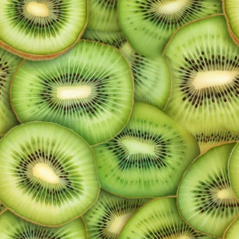 Kiwi Slices Fabric