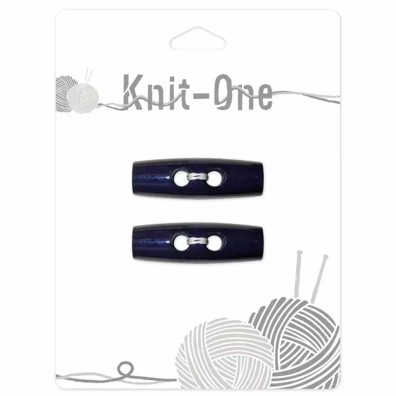 KNIT ONE Toggle Button40 mm (1 5/8)Navy Blue