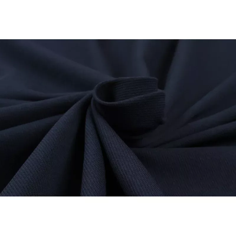 Knitted Cotton Twill – Navy