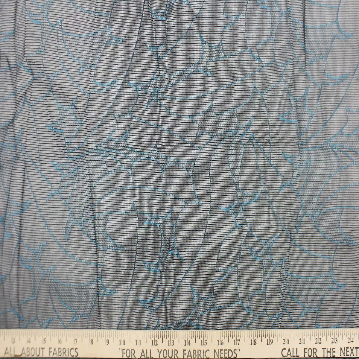 Lace Fabric in Halloween Black