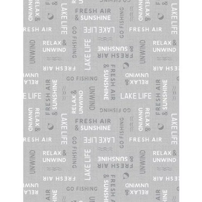Lake Retreat – Word Toss – Gray