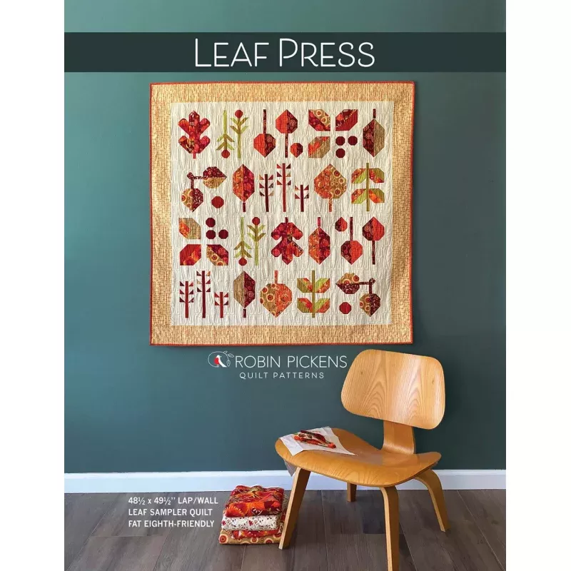 Leaf Press Quilt Pattern