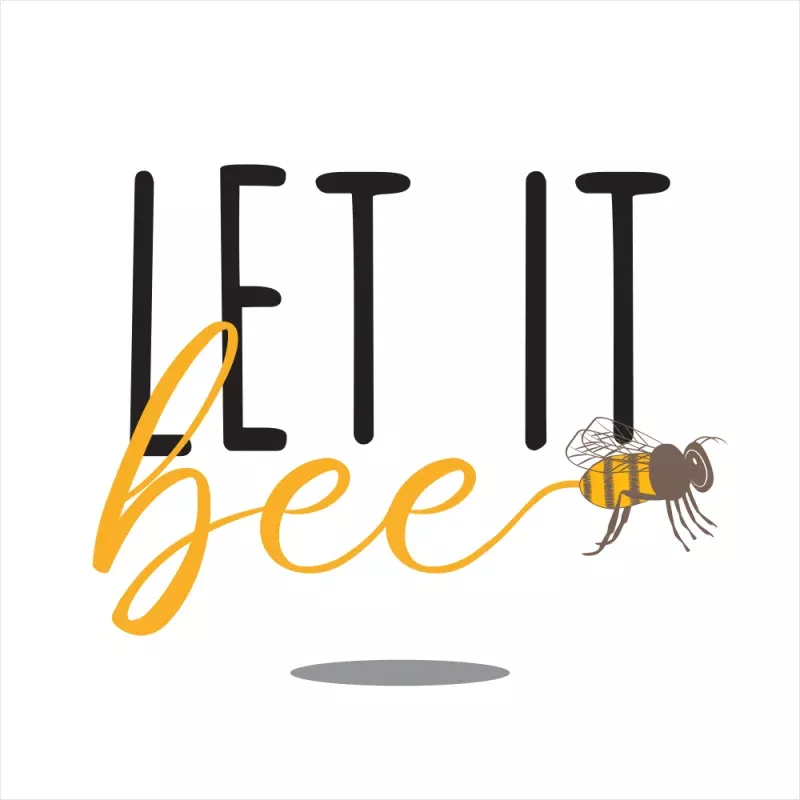Let It Bee Fabric Panel
