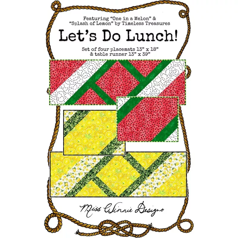 Let’s Do Lunch! Placemats and Table Runner