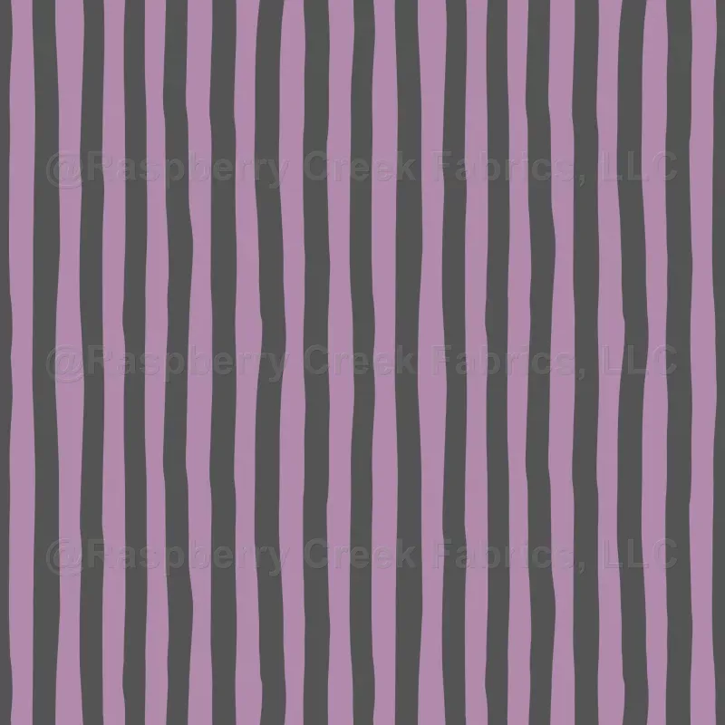 Light Purple & Dark Gray Wonky Stripes