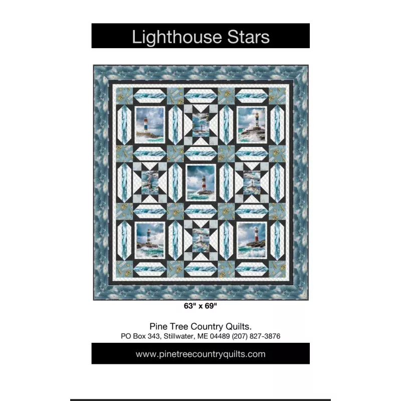 Lighthouse Stars Downloadable Pattern