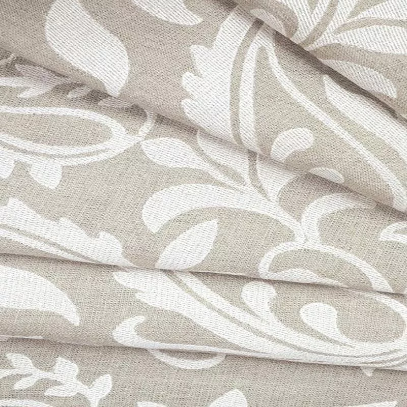 ‘Lively Leaf’ Fabric by the Metre (Brown)