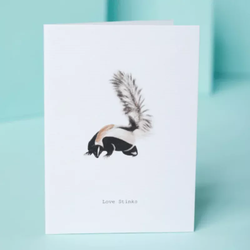 Love Stinks Greeting Card