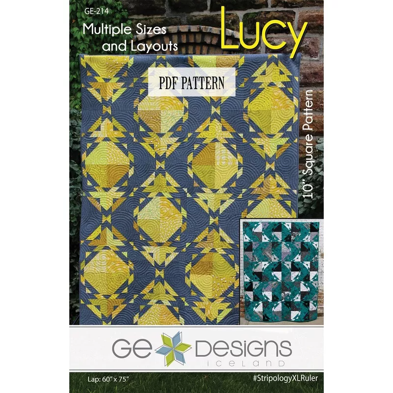 Lucy – 10″ Square PDF Pattern 214