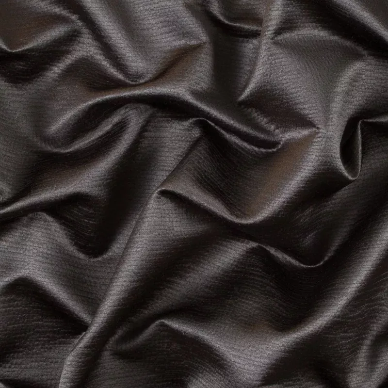 Luminous Textural Polyester Woven – Gray – British Imported