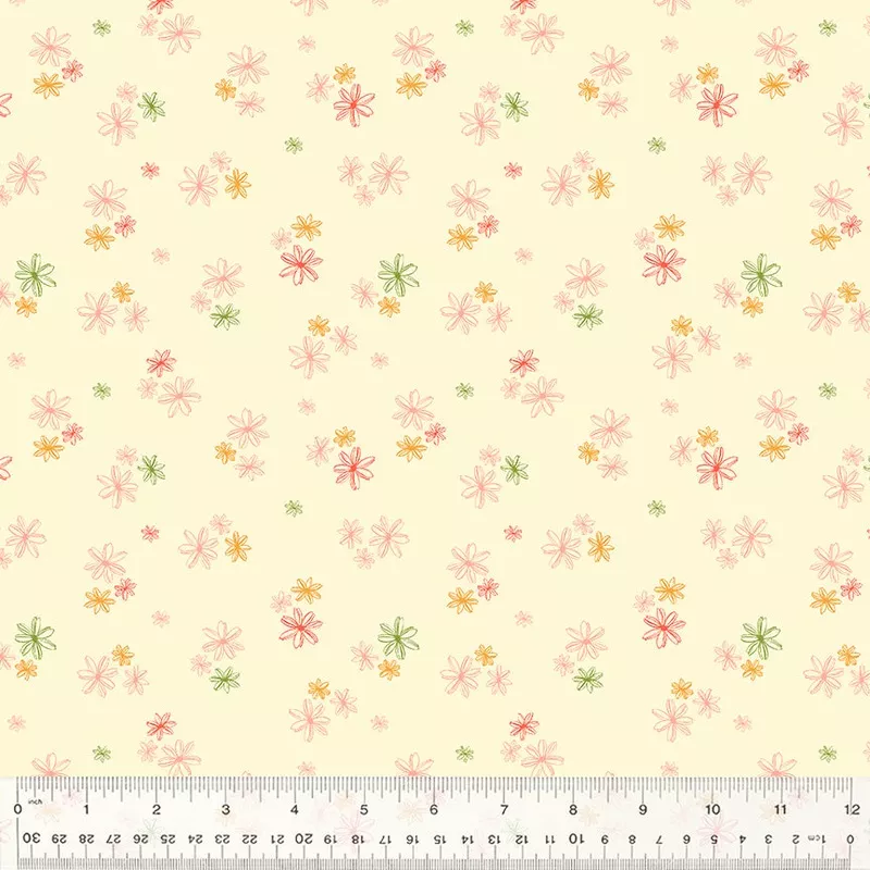 Lush Life: Dappled Daisies Ivory