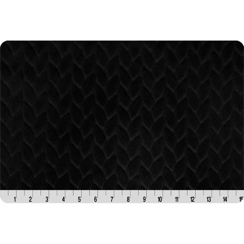 Luxe Cuddle – Avery – Black – Yardage