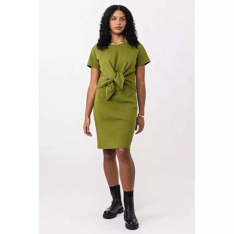 LYYTI tie front mini & maxi dress