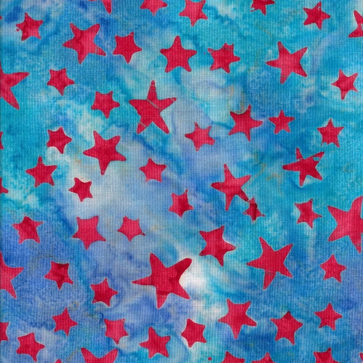 Majestic Batiks – Firebrick 179 Blue