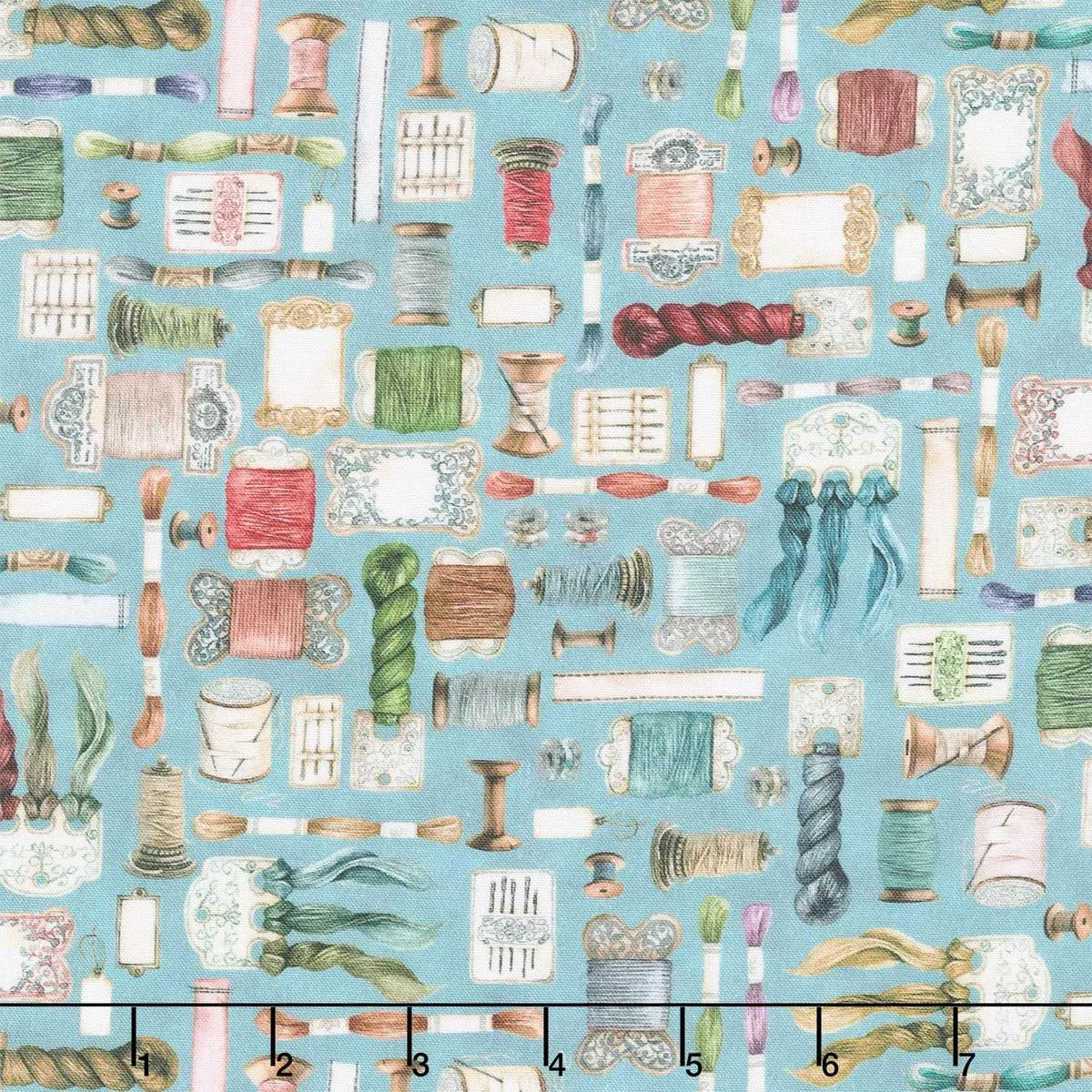 Make it Sew – Thread Dusty Blue Yardage