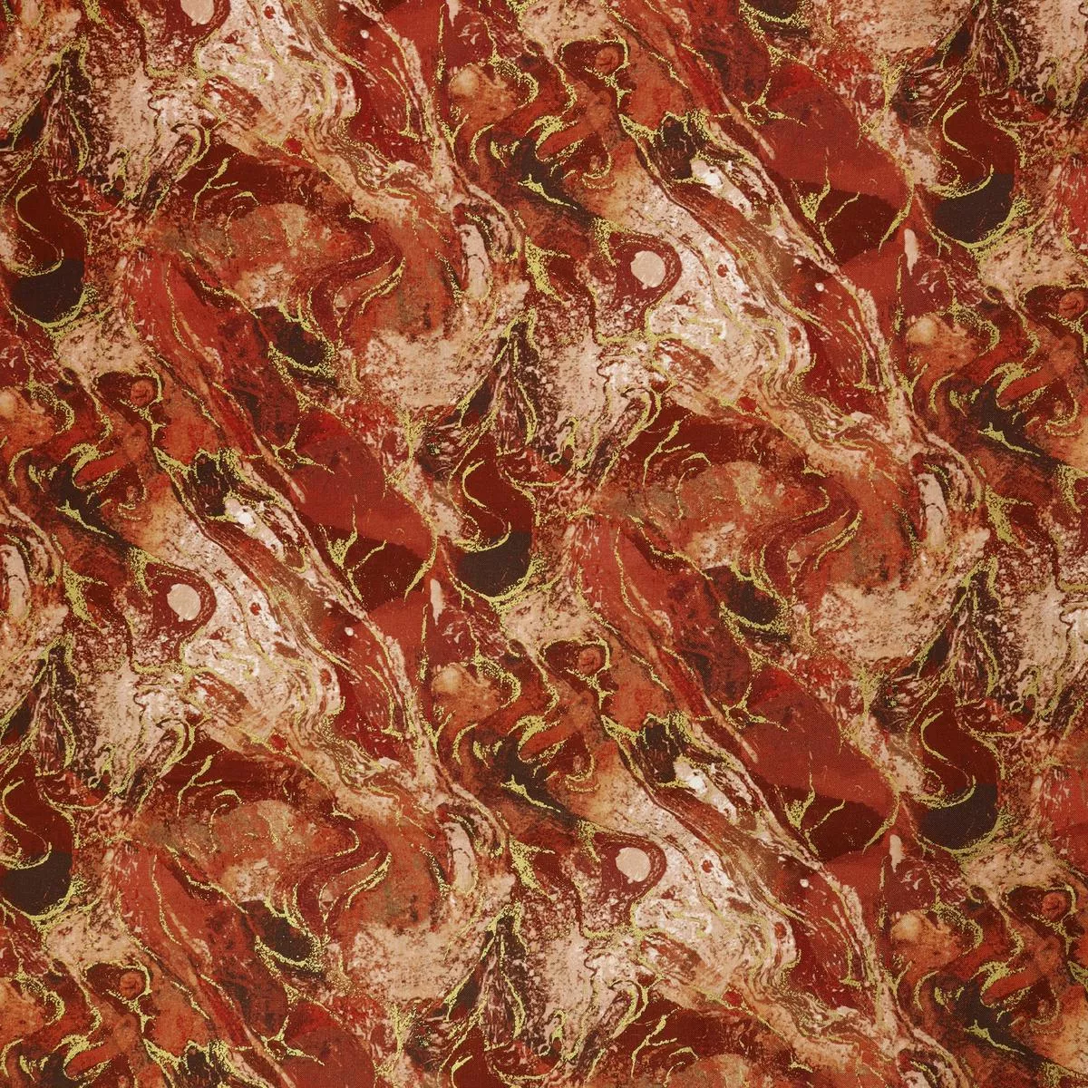 Marbled Earth Fabric Collection – Red