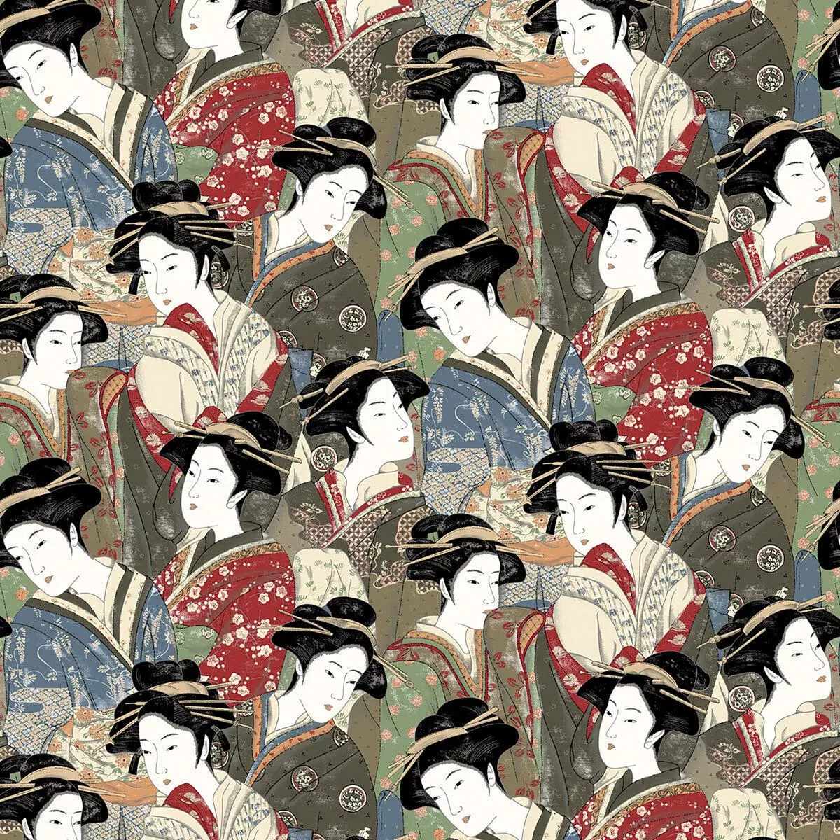 Matsuyama Azul Fabric