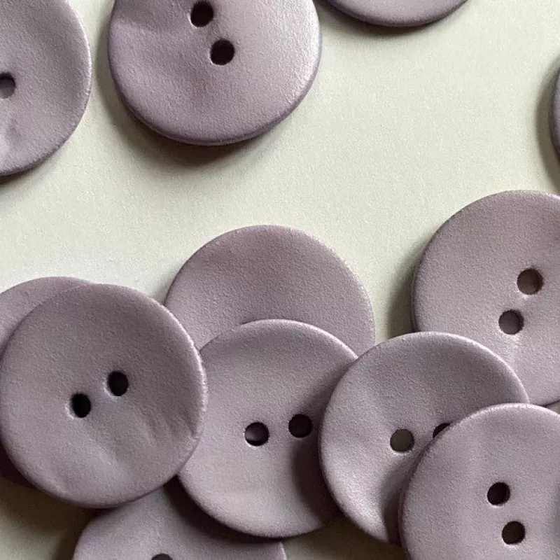Matte Lilac Shell Buttons 11/16″