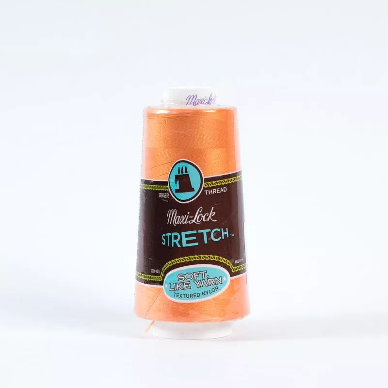 Maxi-Lock Stretch Serger Thread 2000yds – Papaya