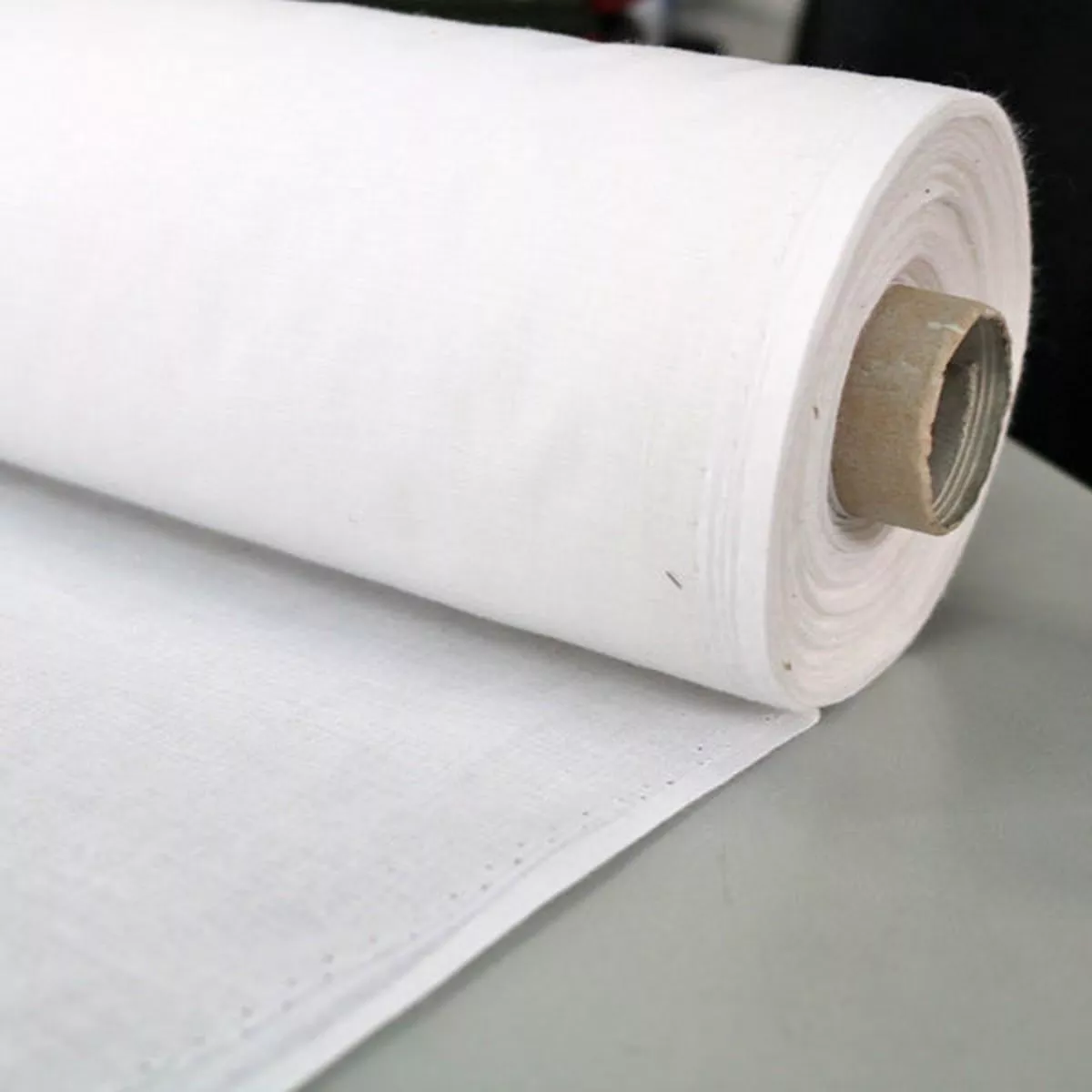 Medium Weight Cotton Interfacing – White