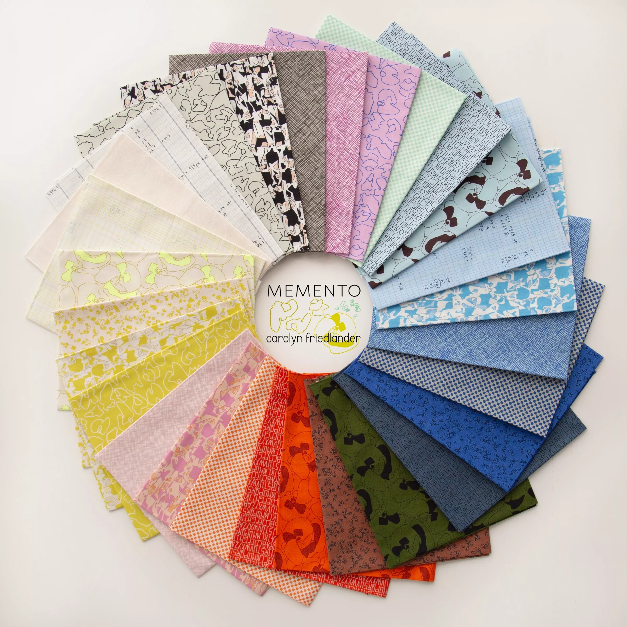 Memento - Fat Quarter Bundle - Carolyn Friedlander - 28pcs