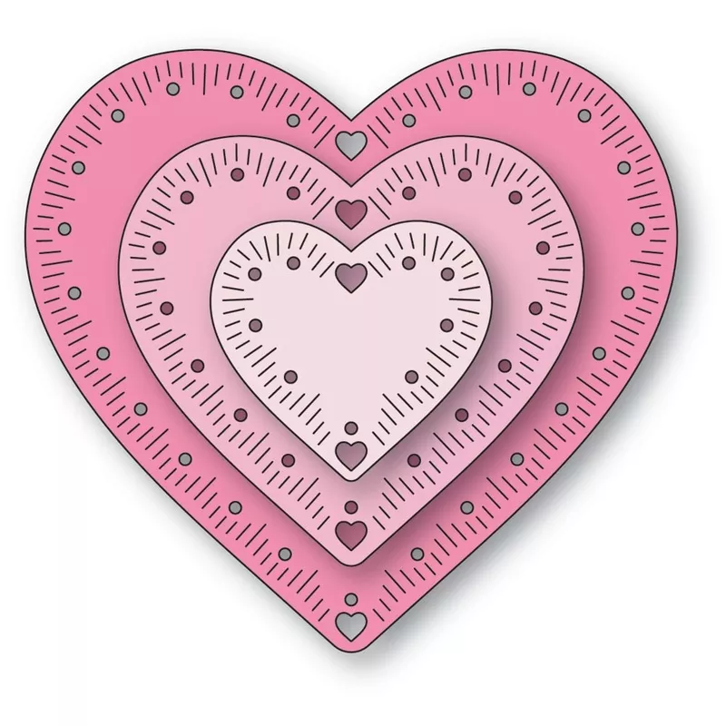 Memory Box Cherish Hearts Dies 94882