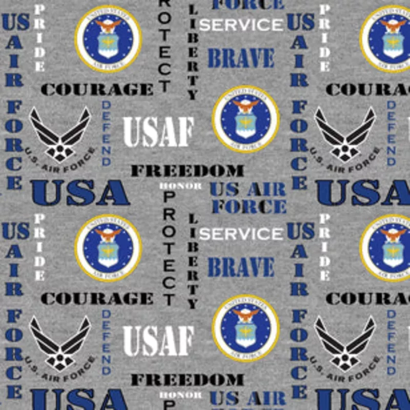 Military Air Force Heather Print