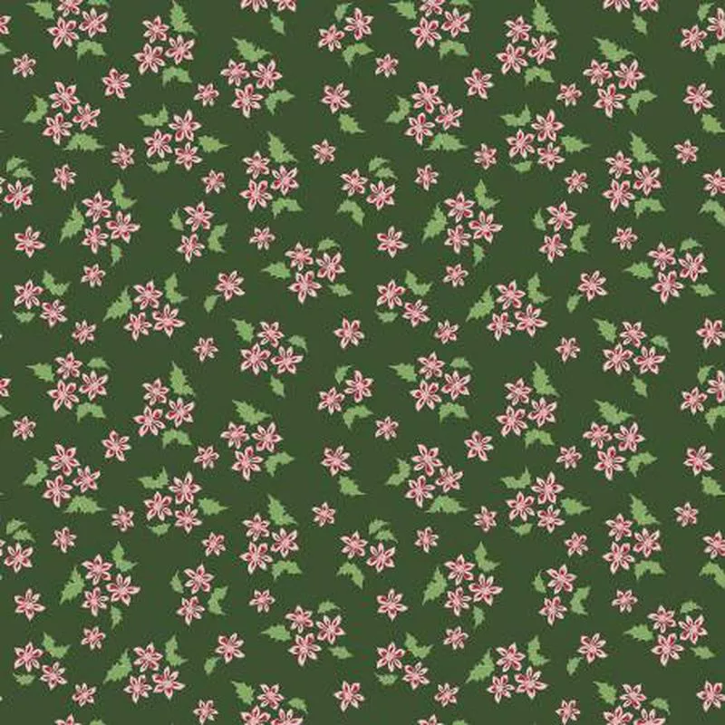 Mistletoe & Holly Floral – Forest