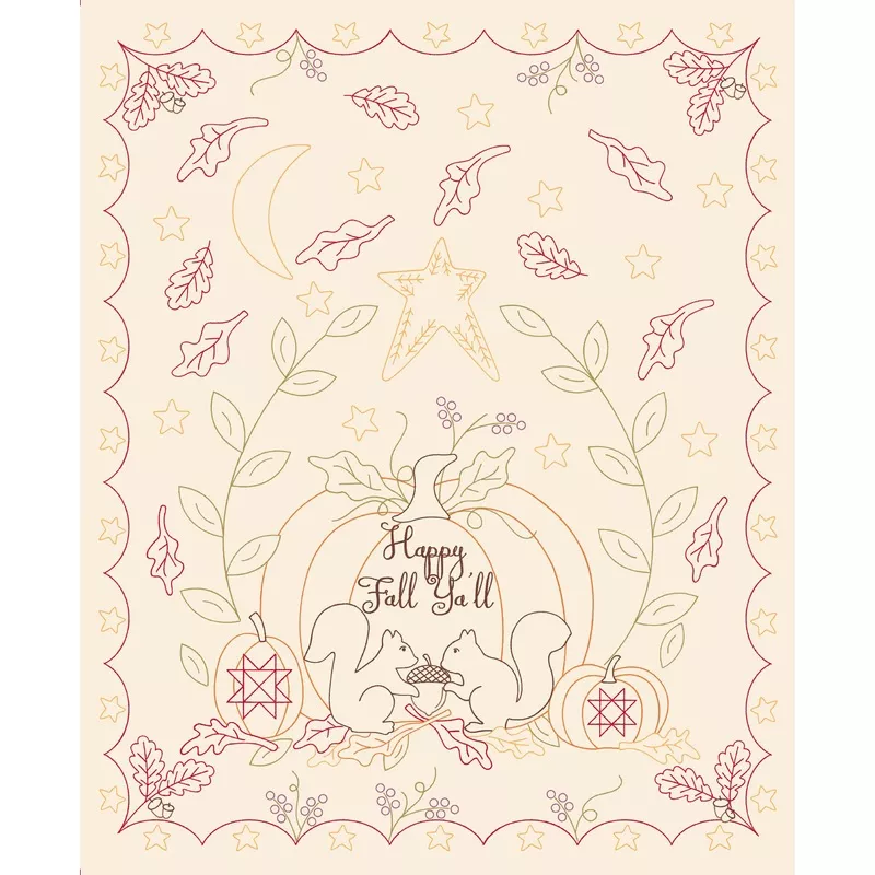 MODA – Pumpkin Spice Gatherings – PANEL – Multi – PL1062-
