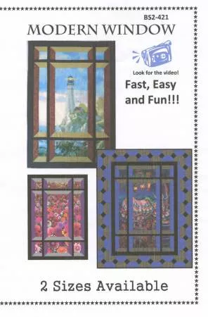 Modern Window Quilt Pattern - Barb Sackel