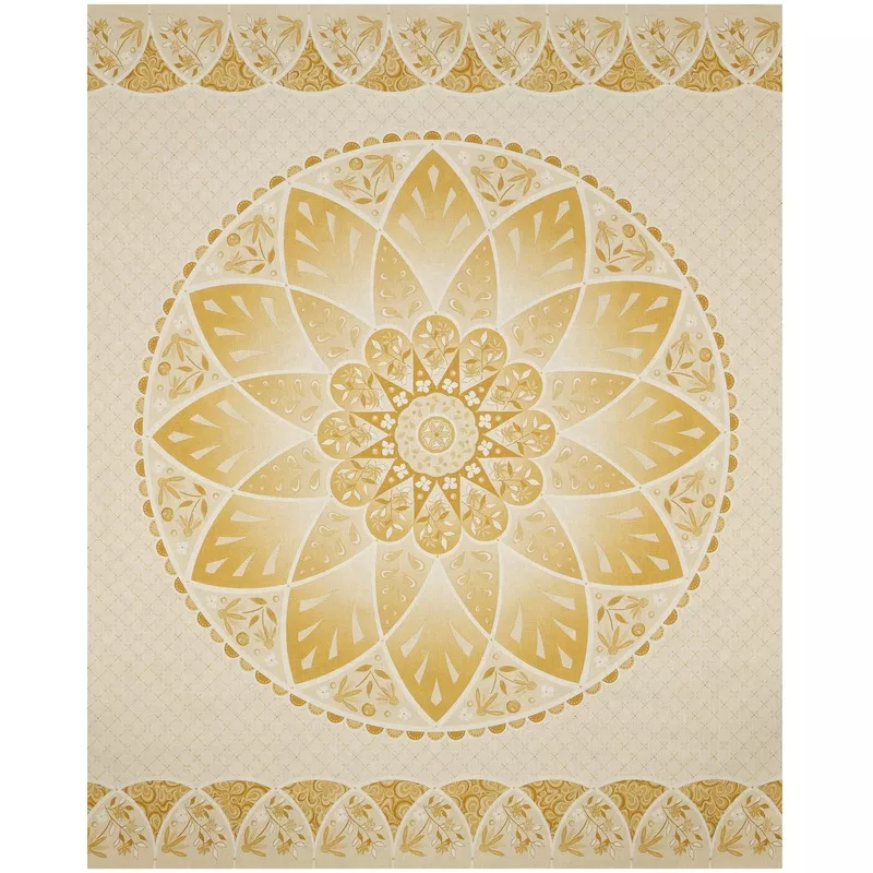 Moonlight Serenade Fabric Collection – Blossom Panel Cream