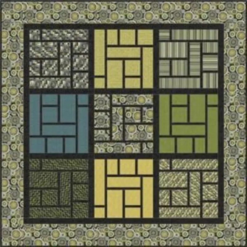 Mosaic Maze Downloadable Pattern