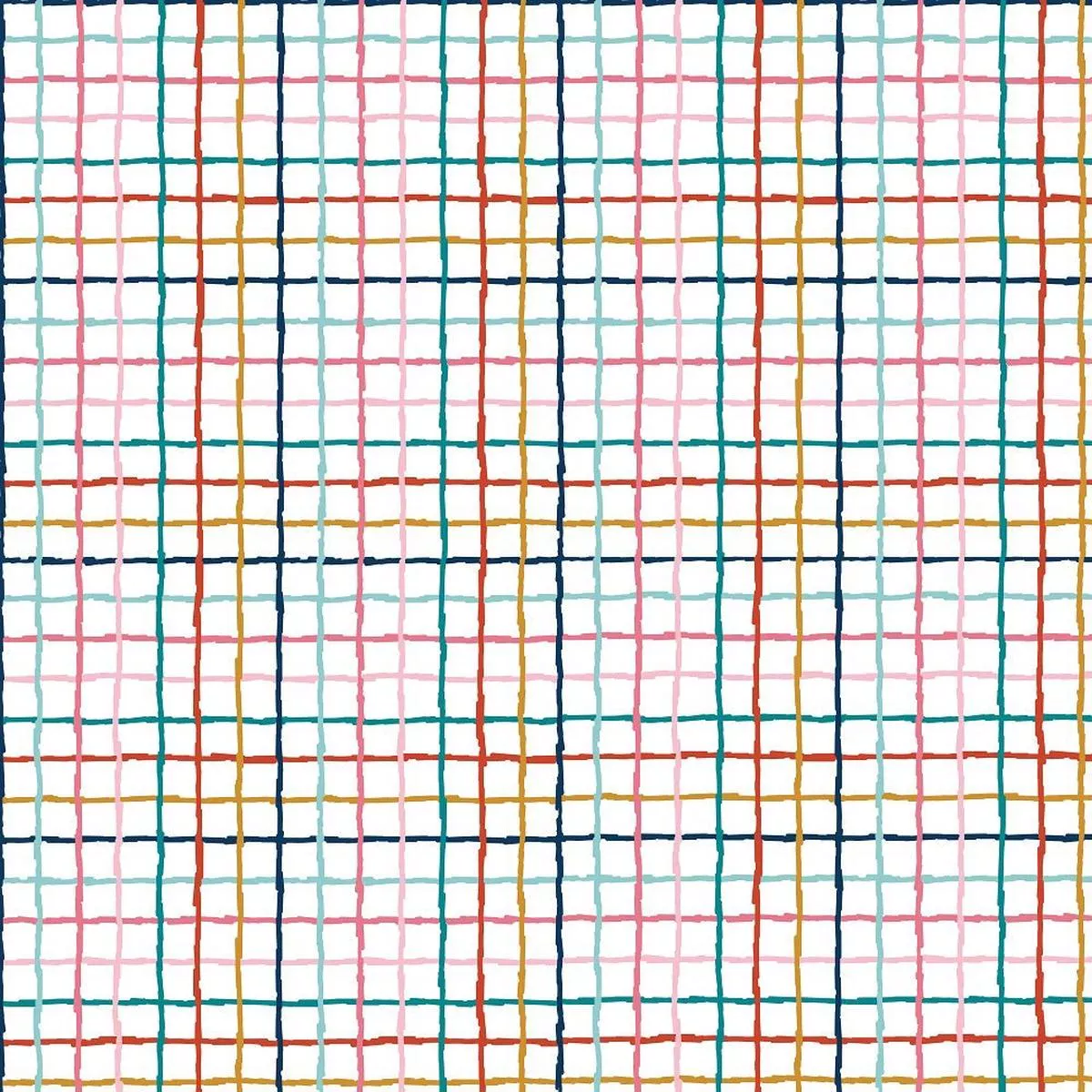 Multicolor Plaid Fabric