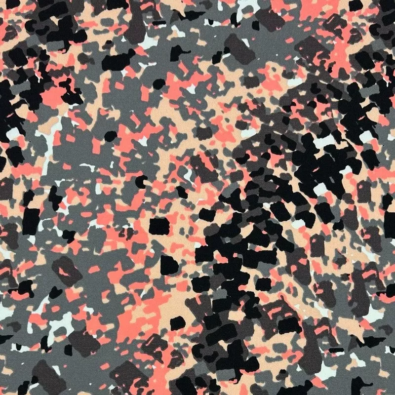 Multicoloured Spots Jersey Fabric