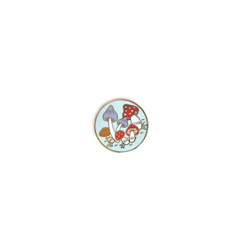 Mushrooms Enamel Pin
