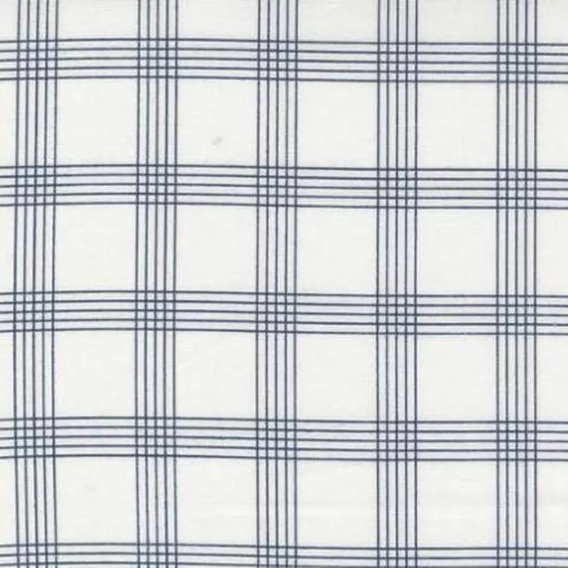 Nantucket Summer – Plaid Cream Navy