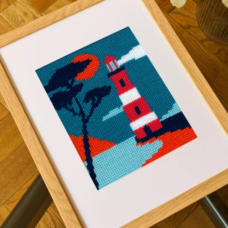 Needlepoint Tapestry Kit – Lighthouse
