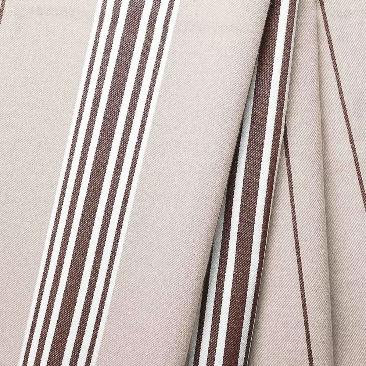 ‘Nut Grain’ Fabric by the Yard (Brown/ Beige)
