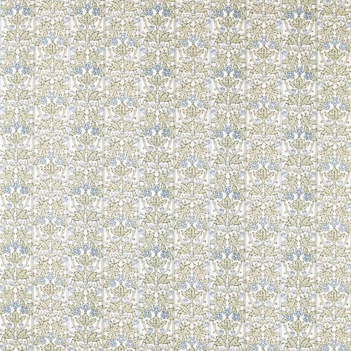 Oak & Blossom – Umber/Mineral Blue | Quantity (Metres)