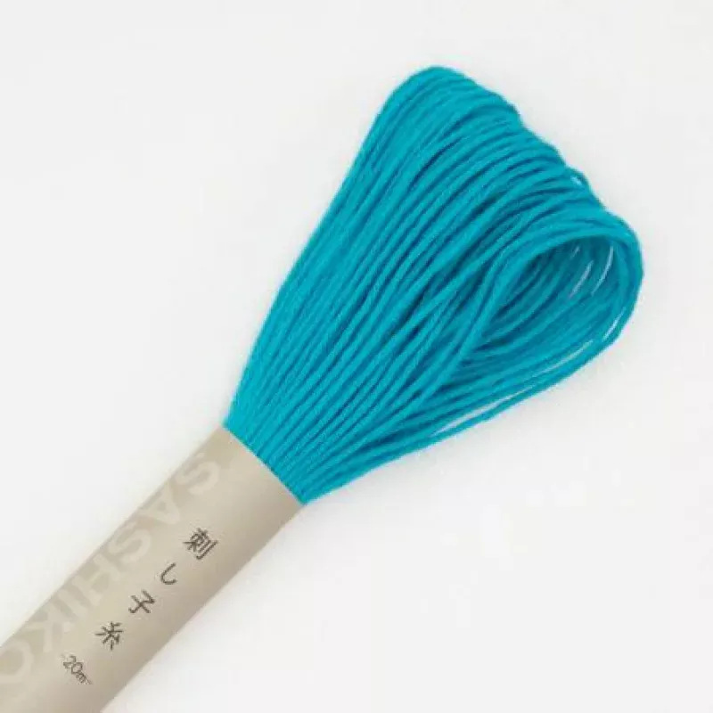 Olympus Sashiko Thread 20m Cyan Blue 17