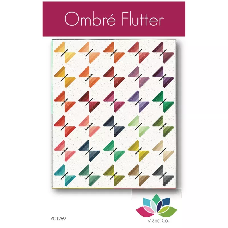 Ombre Flutter Quilt Pattern